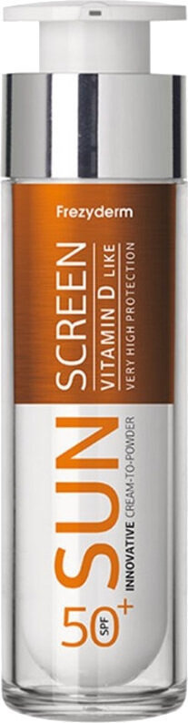 Frezyderm Sun Screen Cream to Powder Vitamin D Like SPF50+