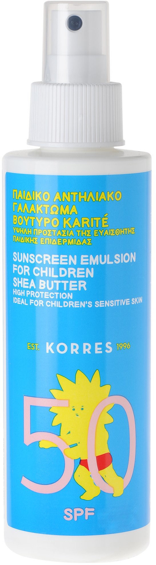 Korres Sunscreen Emulsion for Children SPF50 150ml