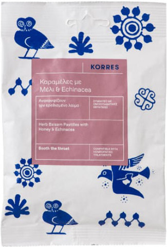 Korres Herb Balsam Pastilles With Honey & Echinacea 15τμχ