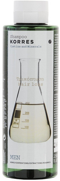 Korres Shampoo Anti Hair Loss Men's Cystine & Minerals 250ml