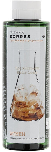 Korres Shampoo Hair Loss Women Cystine & Glycoproteins 250ml