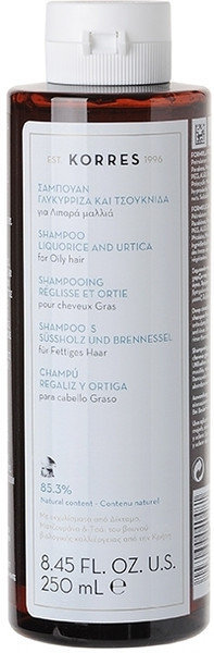 Korres Licorice & Urtica Shampoo Oily Hair 250ml