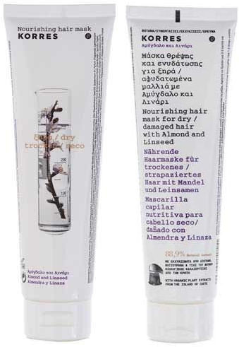Korres Hair Mask Almond & Linseed Dry Hair 125ml