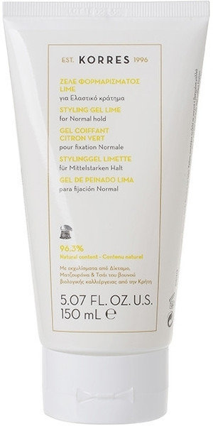 Korres Styling Gel Lime Normal Hold 150ml