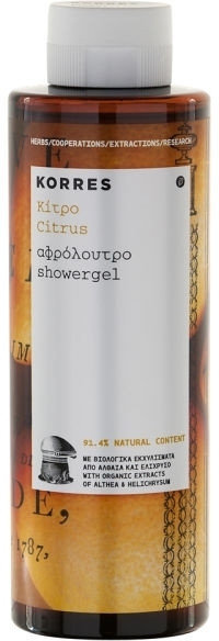 Korres Showergel Citrus 250ml