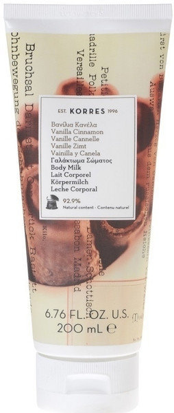 Korres Body Milk Vanilla Cinnamon 200ml