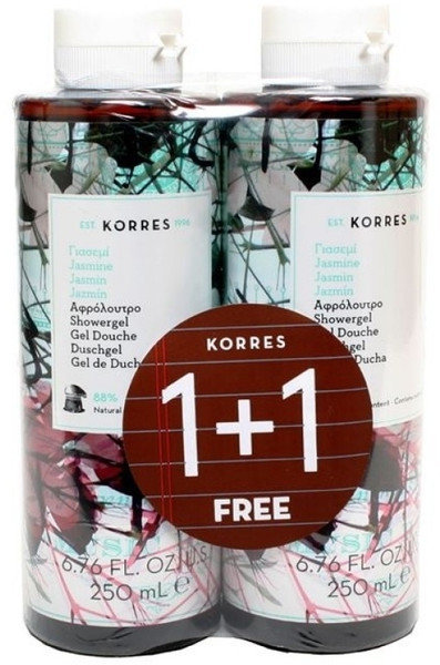 Korres 1+1 Δώρο Jasmine Shower Gel 2x250ml