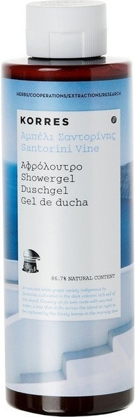 Korres Showergel Santorini Vine 250ml Korres Showergel Santorini Vine 250ml