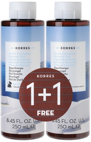 Korres 1+1 Shower Gel Santorini Vine 2x250ml
