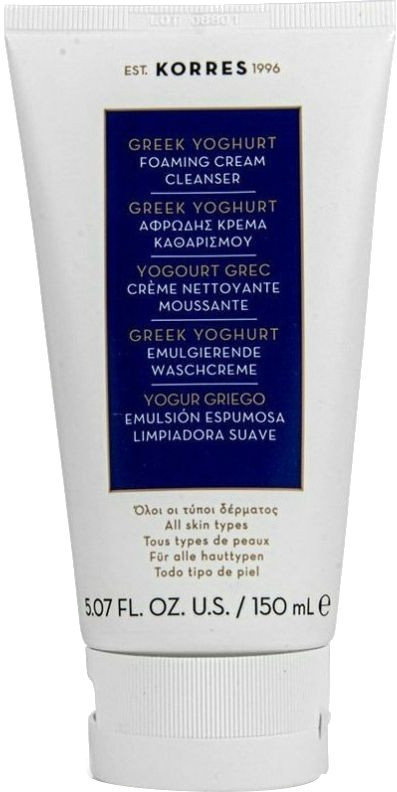 Korres Greek Yoghurt Foaming Cream Cleanser 150ml