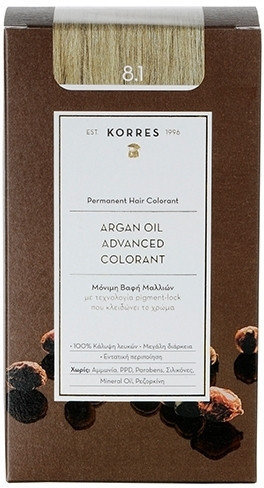 Korres Argan Oil Advanced Colorant 8.1 50ml