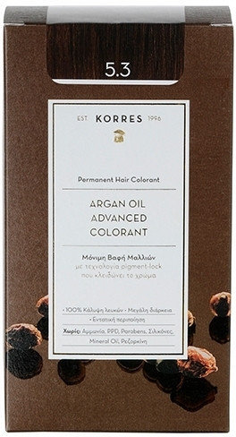 Korres Argan Oil Advanced Colorant 5.3 50ml