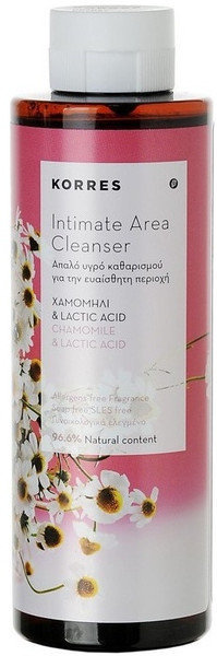 Korres Chamomile & Lactic Acid Intimate Area Cleanser 250ml 