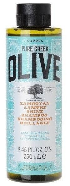 Korres Shampoo Shine Pure Greek Olive for Normal Hair 250ml