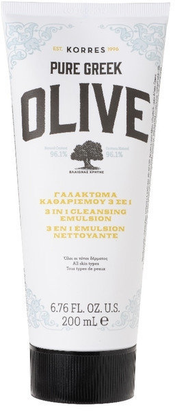 Korres Pure Greek Olive Cleansing Emulsion 3in1 200ml