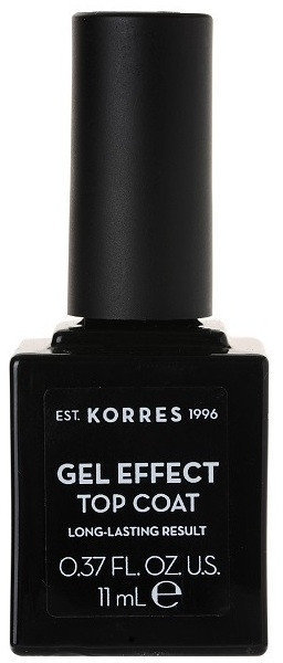 Korres Gel Effect Nail Colour Top Coat 11ml Korres Gel Effect Nail Colour Top Coat 11ml