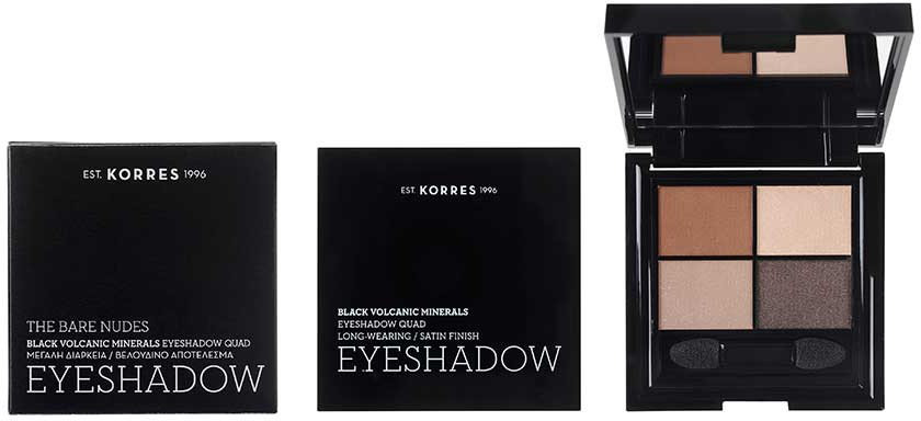 Korres Black Volcanic Minerals Eyeshadow The Bare Nudes 5gr