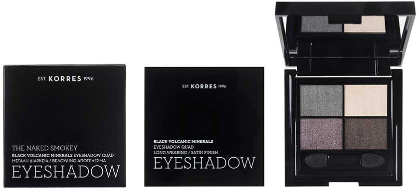 Korres Black Volcanic Minerals Eyeshadow Quad 5gr