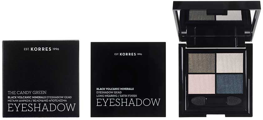 Korres Black Volcanic Minerals Eyeshadow The Candy Green 5gr