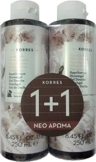 Korres 1+1 Shower Gel White Blossom 2x250ml