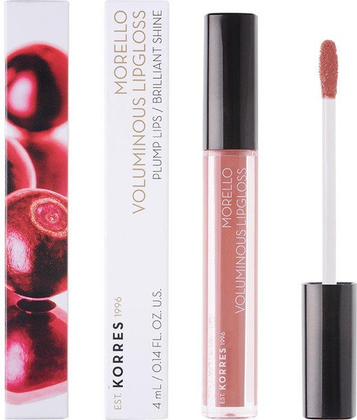 Korres Morello Voluminous 04 Honey Nude Lip Gloss 4ml