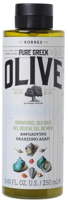 Korres Pure Greek Olive Shower Gel Sea Salt 250ml