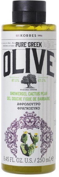 Korres Pure Greek Olive Shower Gel Cactus Pear 250ml