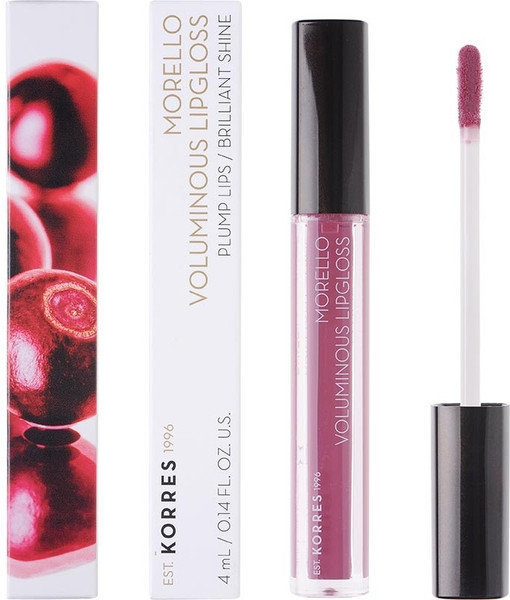 Korres Morello Voluminous 27 Berry Purple Lipgloss 4ml