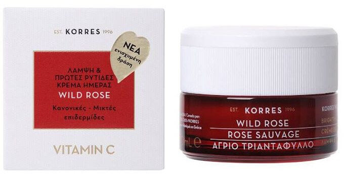 Korres Wild Rose VitaminC FaceCream Normal Combination 40ml
