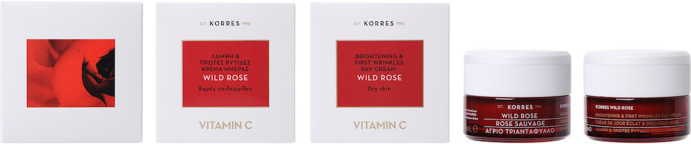 Korres Wild Rose Vitamin C Day Cream Dry Skin 40ml