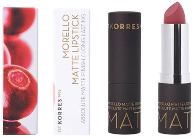 Korres Morello Matte Lipstick 23 Natural Purple 3.5gr