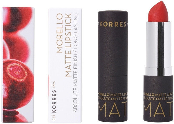 Korres Lipstick Morello Matte 54 Classic Red 3.5gr 