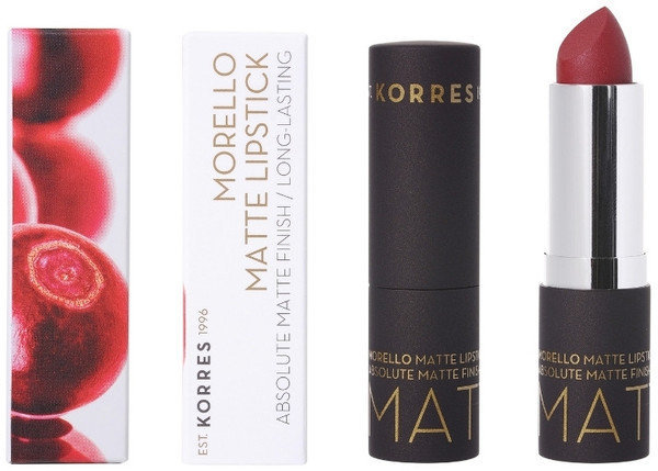 Korres Lipstick Morello Matte 59 Burgundy Red 3.5gr