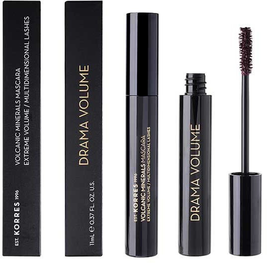 Korres Drama Volcanic Minerals Mascara 2 Plum Brown 11ml