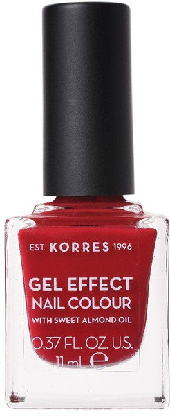 Korres Gel Effect Nail Colour No56 Celebration Red 11ml