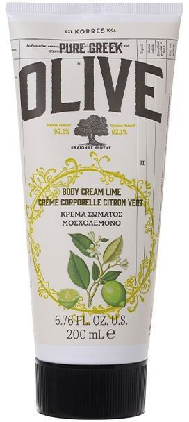 Korres Pure Greek Olive Body Cream Lime 200ml