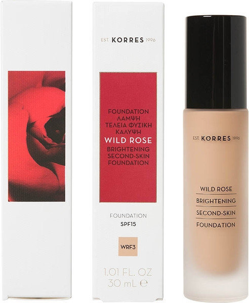 Korres Wild Rose Brightening Foundation SPF15 WRF3 30ml
