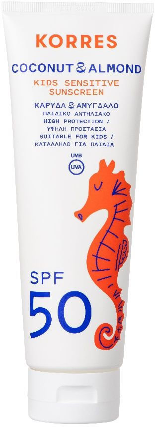 Korres Coconut Almond Kids Sensitive Sunscreen SPF50 250ml
