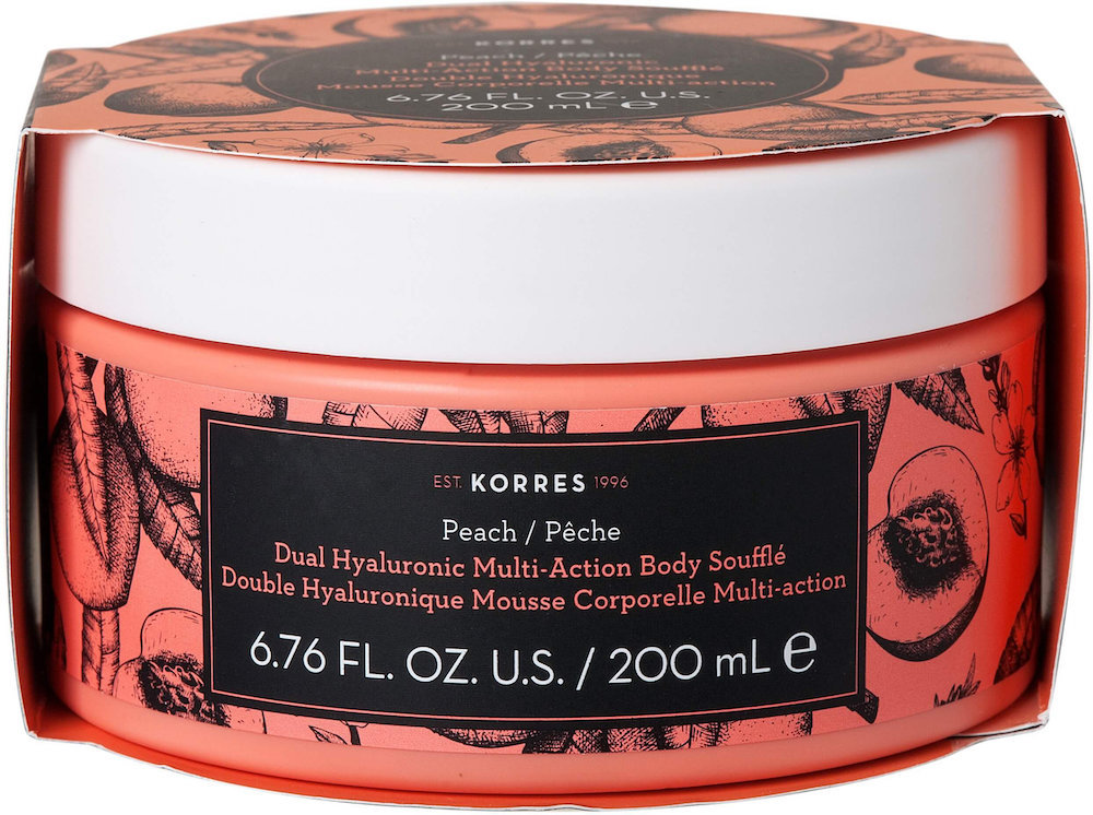 Korres Peach Dual Hualuronic Multi Action Body Souffle 200ml