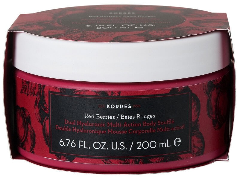 Korres Red Berries Double Hualuronic Body Souffle 200ml
