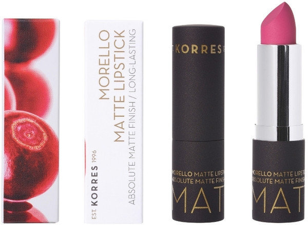 Korres Morello Matte Lipstick 75 Strawberry Fields 3.5gr