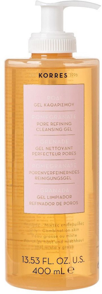 Korres Pomegranate Pore Refining Cleansing Gel Oily 400ml