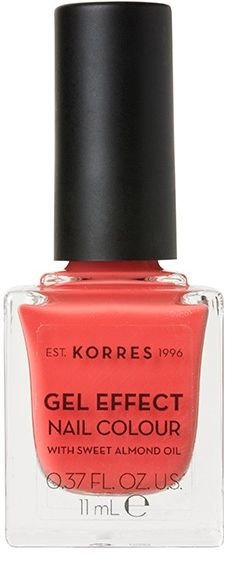 Korres Gel Effect Nail Colour No43 Peach Sorbet 11ml