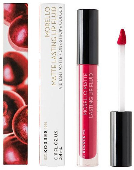 Korres Morello Matte Lasting Lip Fluid No27 3.4ml