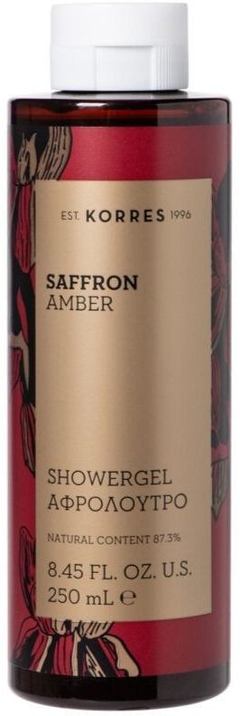 Korres Saffron Amber Shower Gel 250ml