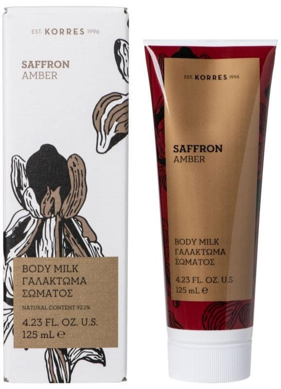 Korres Saffron Amber Body Milk 125ml