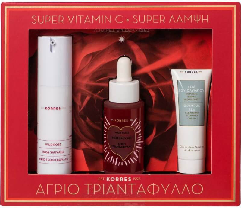 Korres Set Set Wild Rose For Oily Skin
