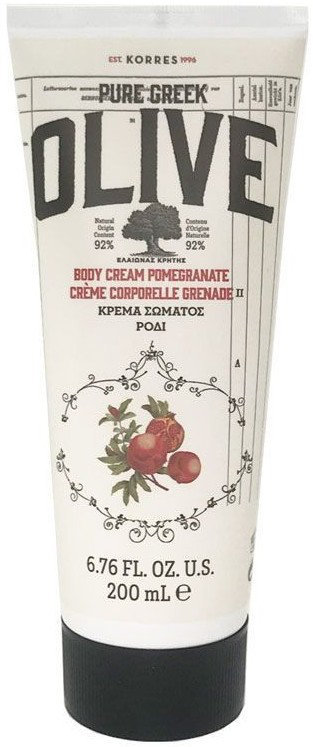 Korres Pure Greek Olive Body Cream Pomegranate 200ml
