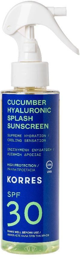 Korres Cucumber Hyaluronic Splash Sunscreen SPF30 150ml