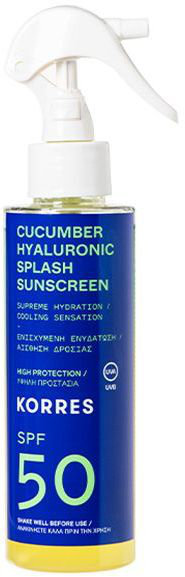 Korres Cucumber Hyaluronic Splash Sunscreen SPF50 150ml